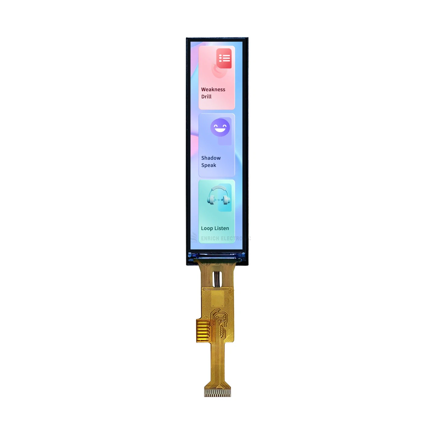Módulo TFT LCD de 2,51 polegadas 120x480 de alta resolução IPS LCD Display SPI Módulo LCD de ângulo de visão completo