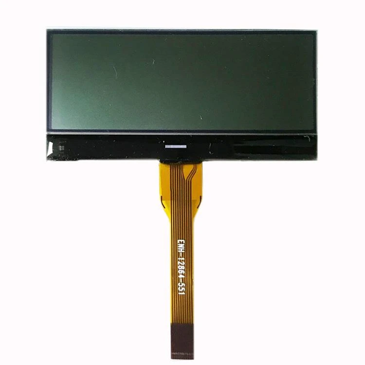 Tela LCD monocromática 128x64 com luz de fundo branca