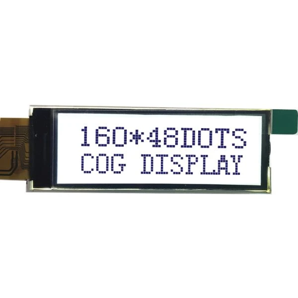 Exibição gráfica de LCD de 160x48 pixels da STN