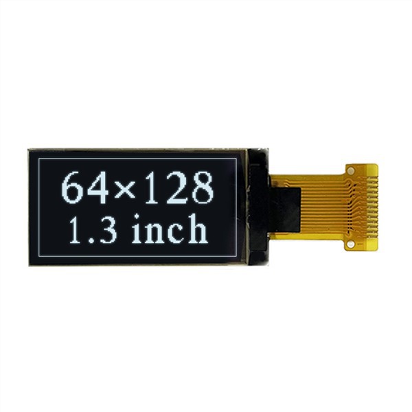 Módulo de display LCD branco OLED de 1,3 polegadas